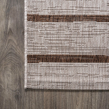 Colonia Berber Stripe Indoor/outdoor Area Rug